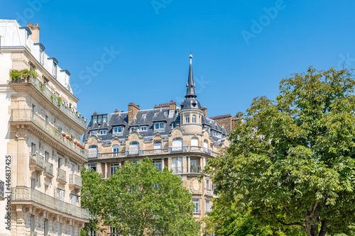 Canvas Print Paris, beautiful buildings, place de la Nation in the 11e district