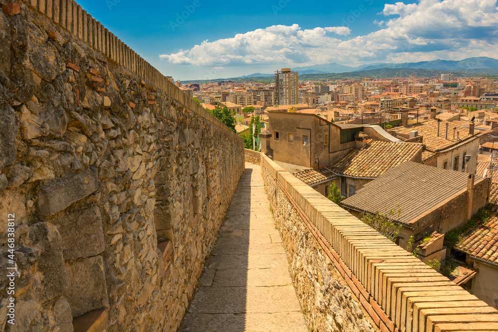 historical jewish quarter in Girona, Barcelona, Spain, Catalonia
