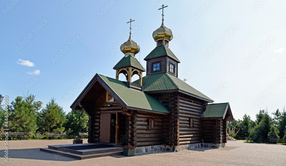 The Orthodox Church of St. Antoni and Teodozjusz Pieczerski located in the hermitage called Skit near the village of Odrynki in Podlasie, Poland.