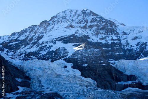 Wallpaper Mural Eiger glacier in the morning on a beautiful summer day at Eiger glacier railway station, Switzerland. Photo taken July 20th, 2021, Grindelwald, Switzerland. Torontodigital.ca