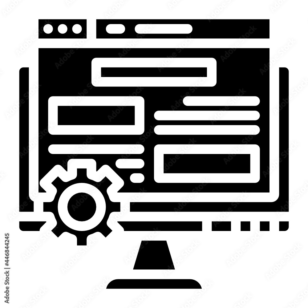 digitalplatform glyph icon digitalplatform glyph icon