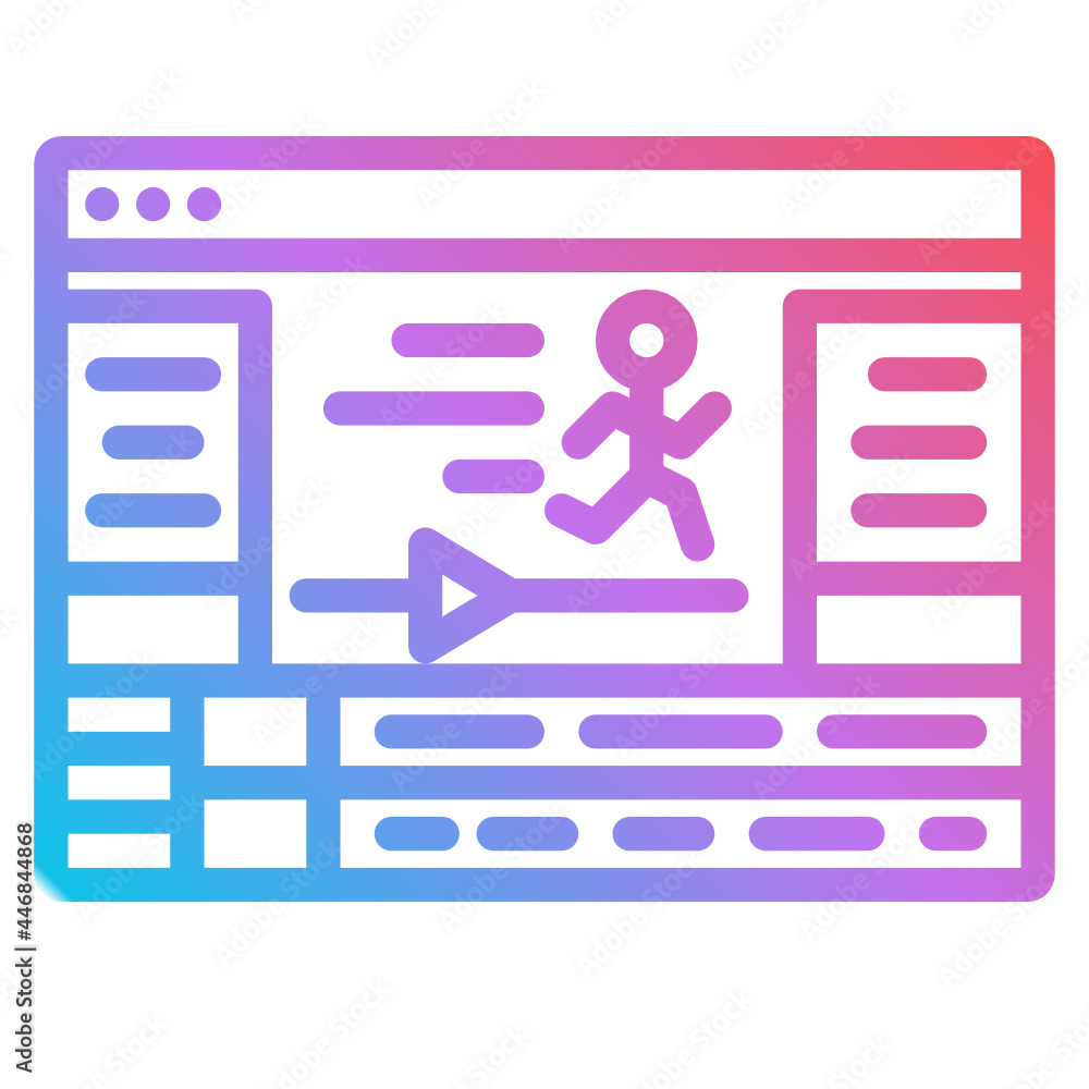 motiongraphic gradient icon motiongraphic gradient icon