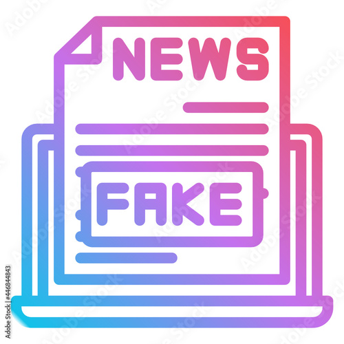 fakenews gradient icon