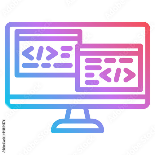 programing gradient icon