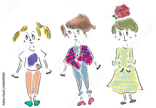 set of girl