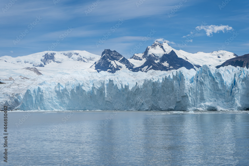 South face of the Perito Moreno glacier
