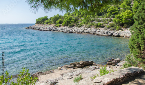 Mittelmeerküste der Insel Murter in Kroatien © RS.Foto