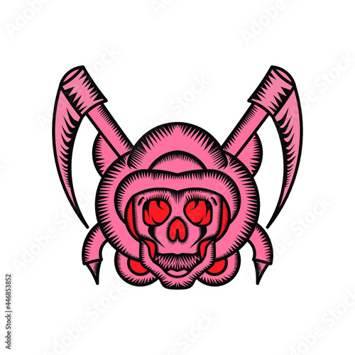 skull logo