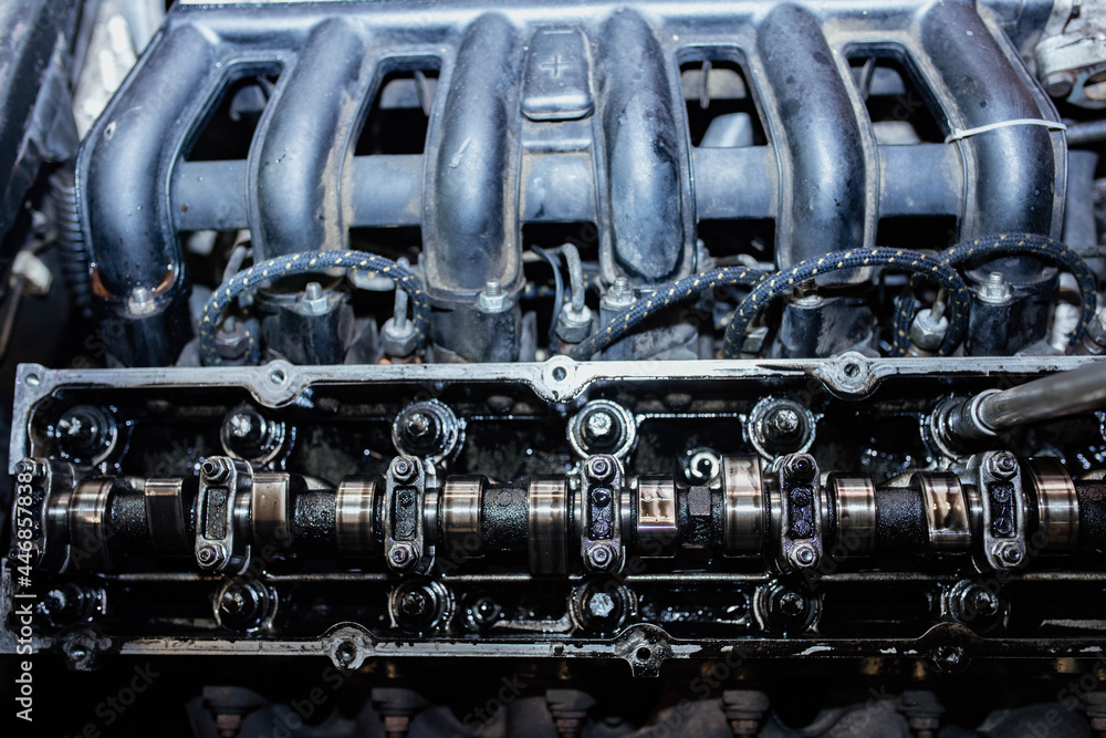 engine repair, valve adjustment, replacement of the timing chain, replacement of the valve cover gasket. engine repair, valve adjustment, replacement of the timing chain, replacement of the valve cover gasket.