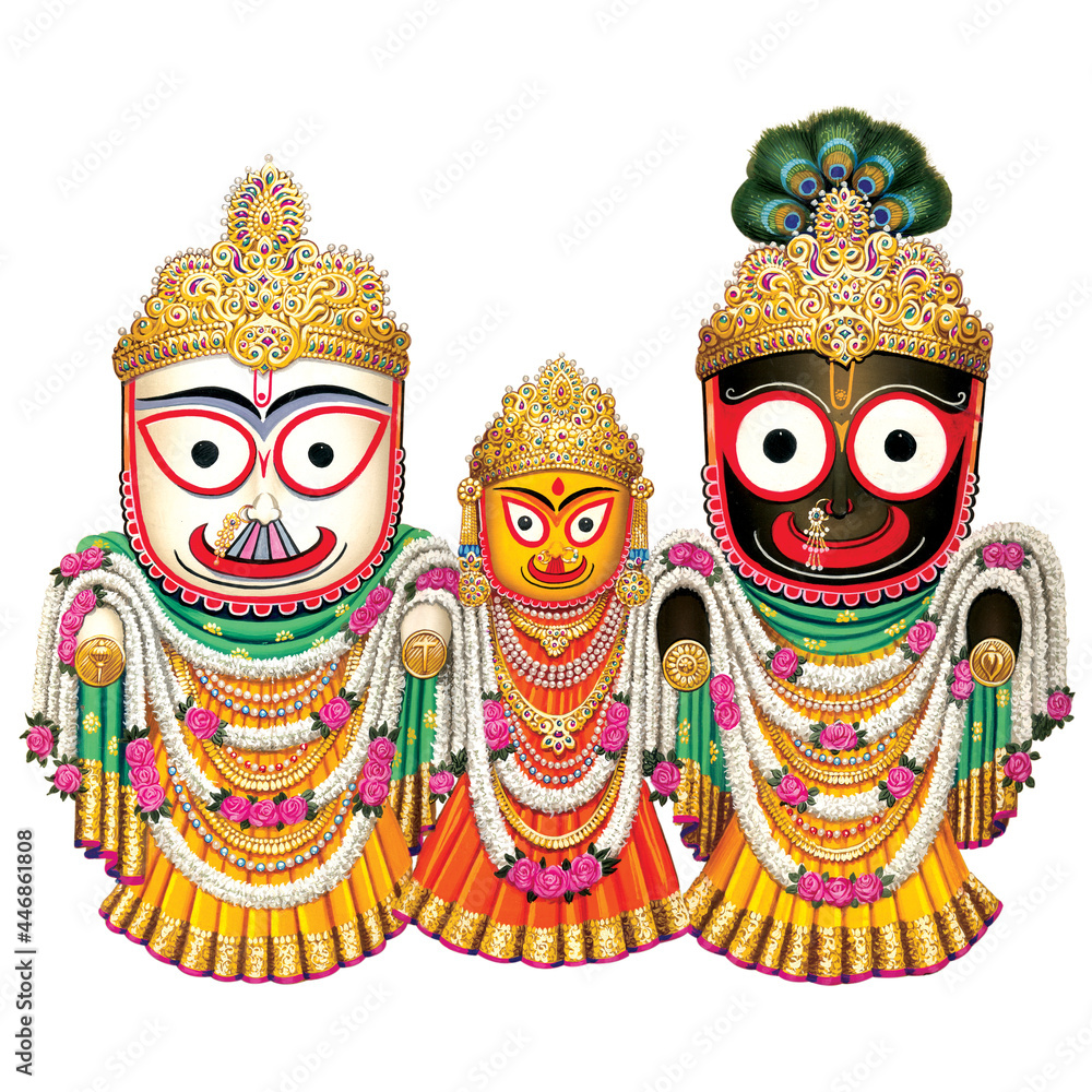 High Resolution Indian God Lord Jagannath Digital Images Stock Photo