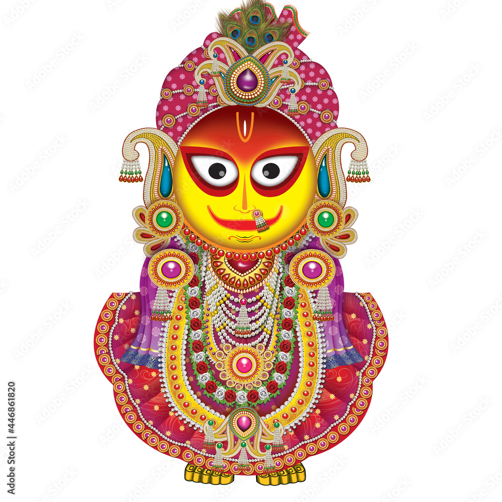 Obraz premium High Resolution Indian God Lord Jagannath Digital Images