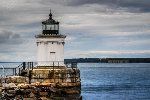 The Bug Light Lighthouse in Cape Elizabeth, Maine