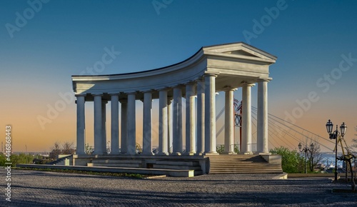 Vorontsov Colonnade in Odessa  Ukraine