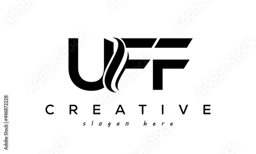 Letter UFF creative logo design vector	 photo