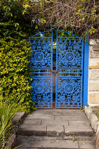 instricate blue gate photo