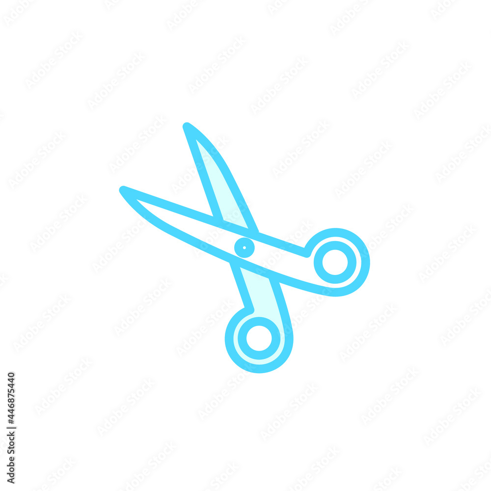 Illustration Vector Graphic of Scissor icon Illustration Vector Graphic of Scissor icon