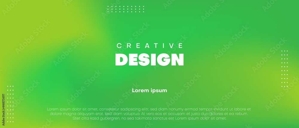 Green abstract blurred background. can be used for banner, poster, flyer, peresentation, etc. vector design of eps 10