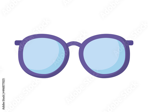 purple eyeglasses design