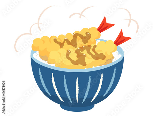 天丼をイメージしたイラスト