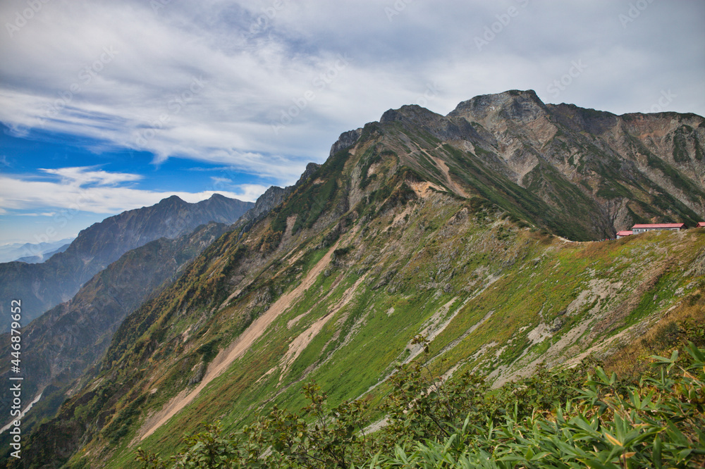 mt.goryu, early autumn, 初秋の五竜岳登山