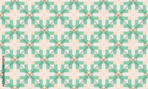 Geometric seamless pattern simple design