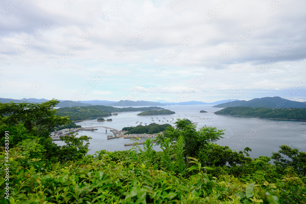 長島から眺める熊本の景色
