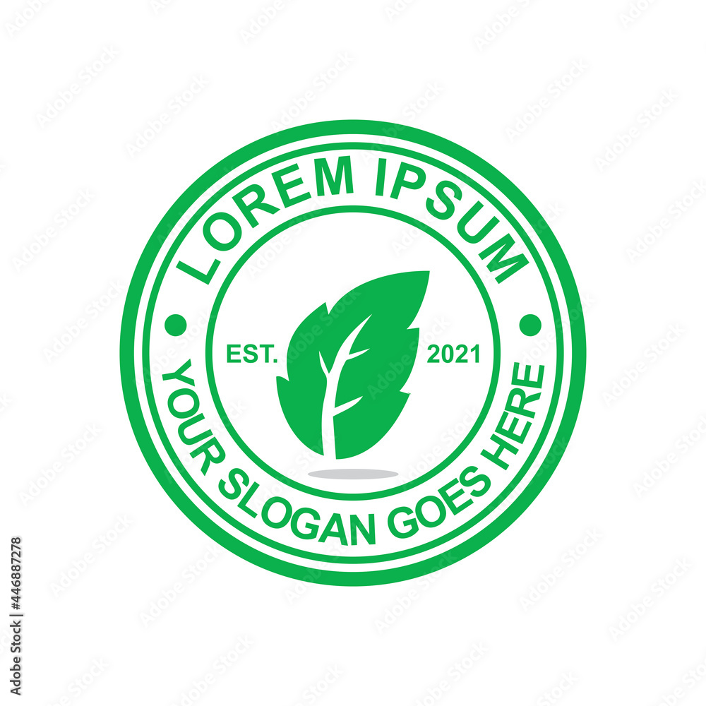 leaf logo , nature logo vector leaf logo , nature logo vector