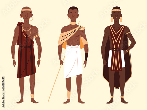 africa men characters