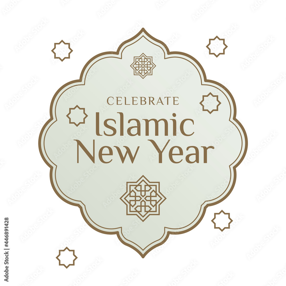 unique illustration of islamic new year day unique illustration of islamic new year day