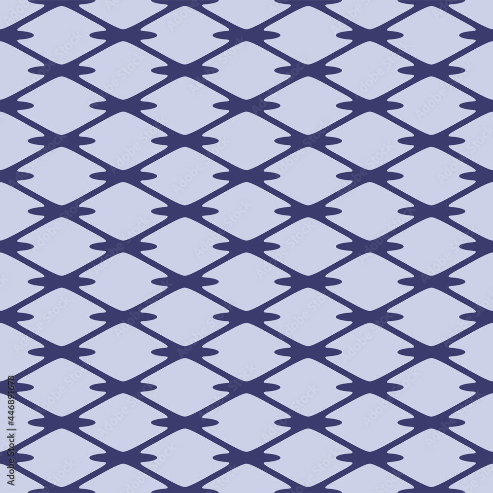 Japanese Diamond Net Vector Seamless Pattern Japanese Diamond Net Vector Seamless Pattern