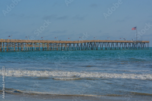 Ventura Pier at San Buenaventura State Beach on the Pacific Ocean in Ventura  Ventura County  California