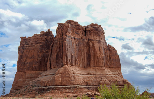Rock formations in Arches National Park, Utah