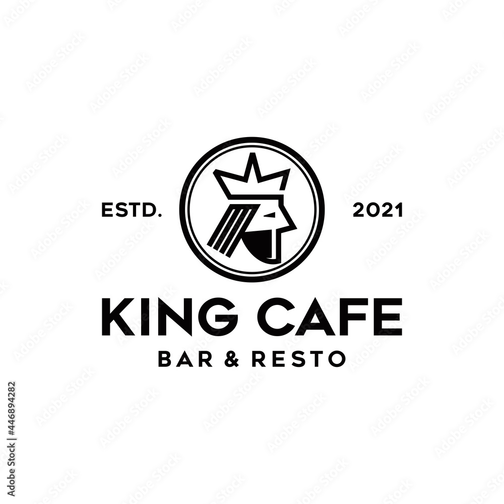 King Cafe Logo Vector King Cafe Logo Vector