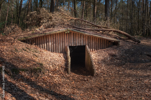 The hidden village, Veluwe, Gelderland Province, The Netherlands photo