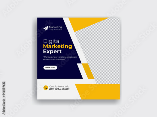 Social media business post design banner ads template real estate poster promotion banner design