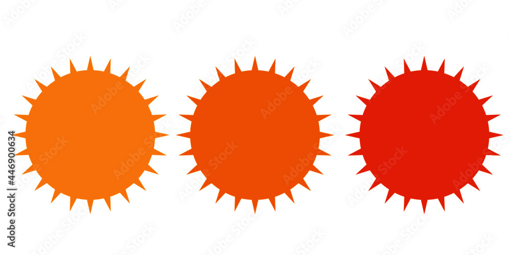 Fototapeta premium red and yellow buttons