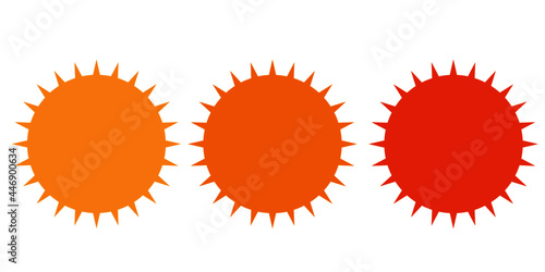 red and yellow buttons