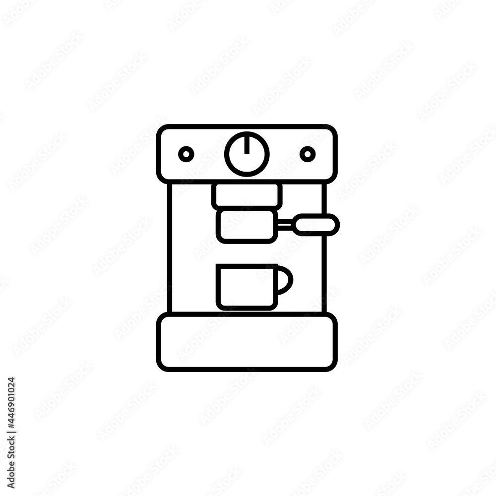 coffee machine icon, coffee vector, drink illustration coffee machine icon, coffee vector, drink illustration