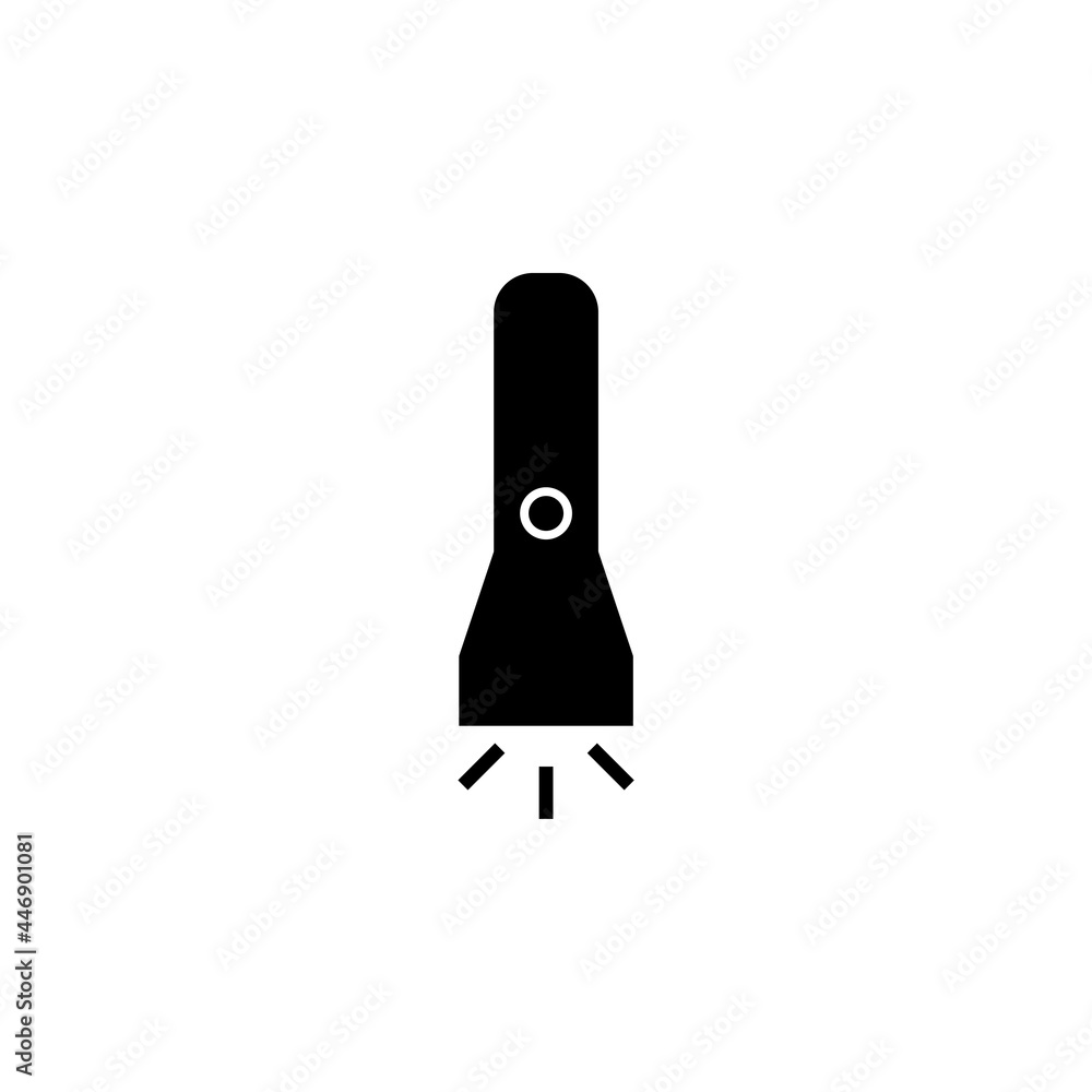 flashlight icon, light vector, flash illustration flashlight icon, light vector, flash illustration