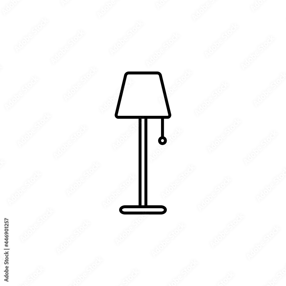 standing lamp icon, lamp vector, light illustration standing lamp icon, lamp vector, light illustration