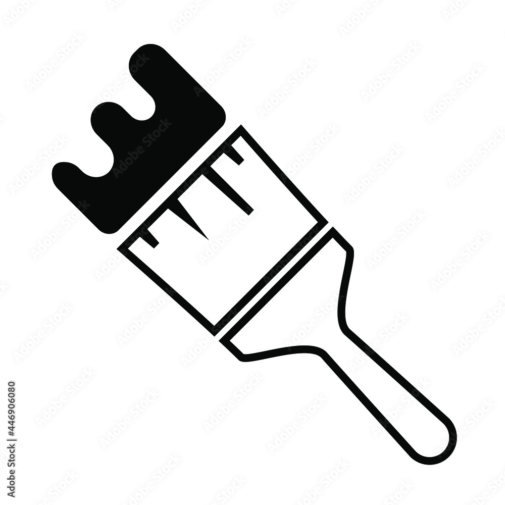 paint brush icon. paint tool. paint brush icon. paint tool.