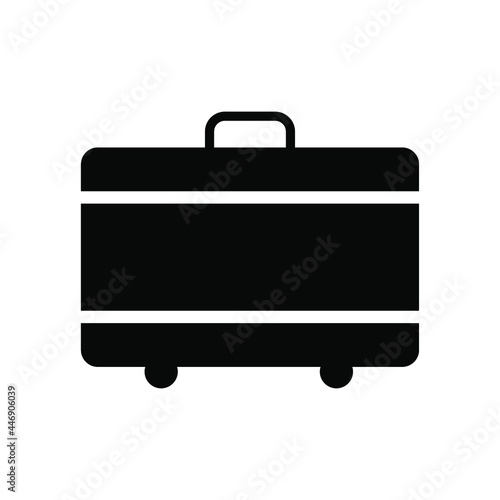 Luggage icon, bag. symbol of Travel and holidays. ep 10.