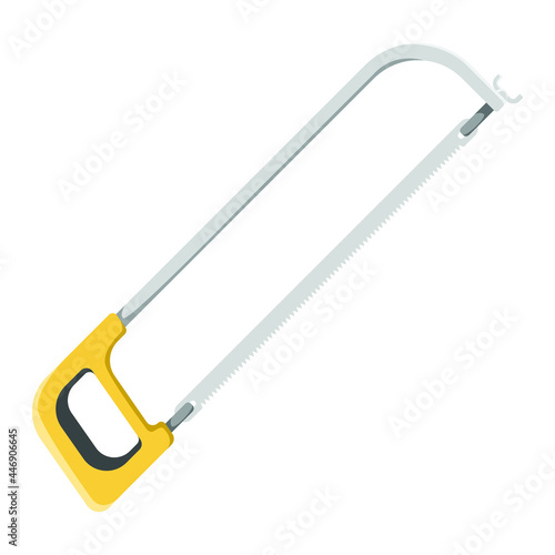 Flat and Modern Hack Saw Clipart