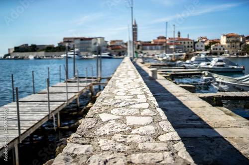 Fototapeta Naklejka Na Ścianę i Meble -  view of the old town of rab, croatia, adriatic sea