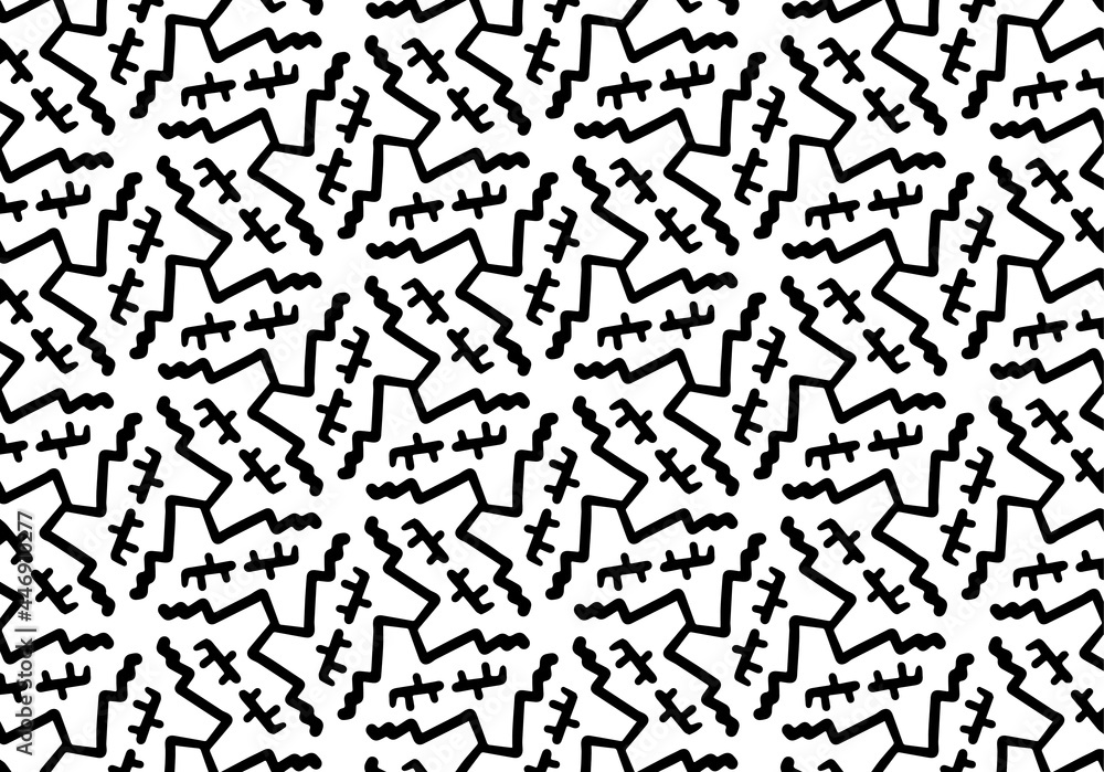 Hand Drawn Pattern Vector Background Hand Drawn Pattern Vector Background