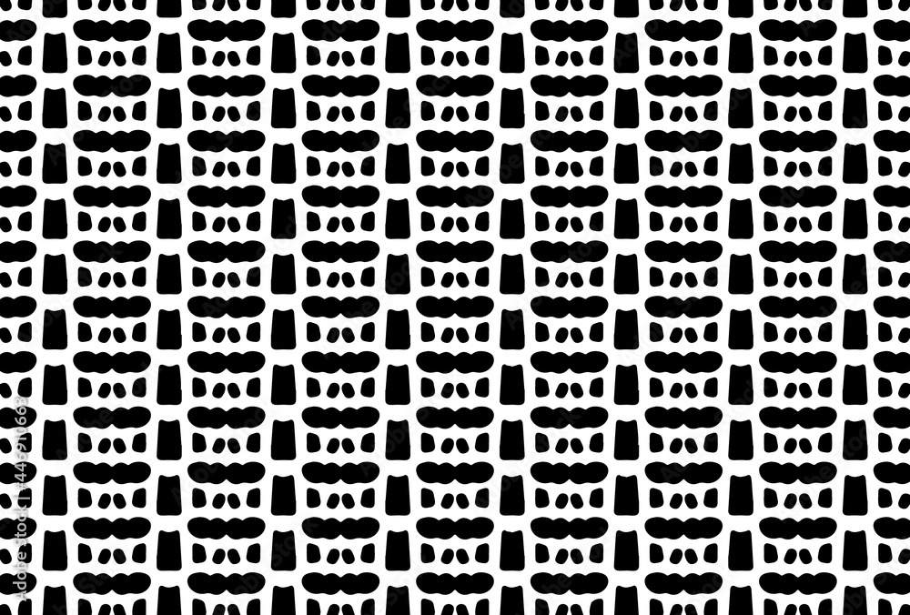 Fototapeta premium Hand Drawn Pattern Vector Background