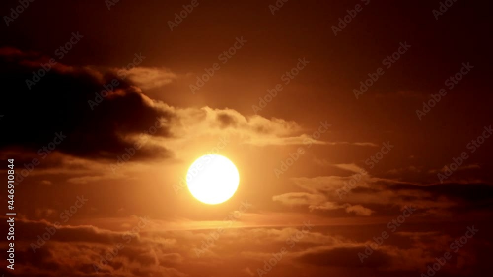 Sunrise timelapse, clouds with yellow sky
Sunrise timelapse, clouds with yellow sky