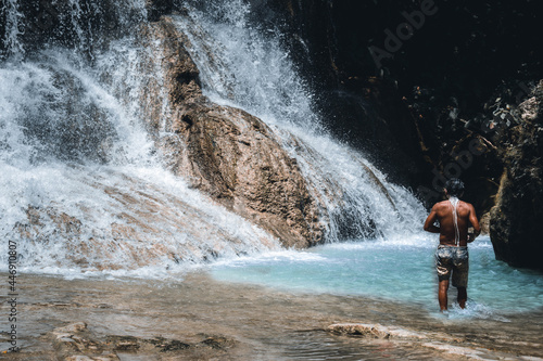 person on the water