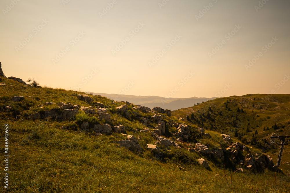 Obraz premium Aussicht vom Monte Baldo, Italy