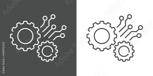 Obraz na plátně Tecnología electrónica